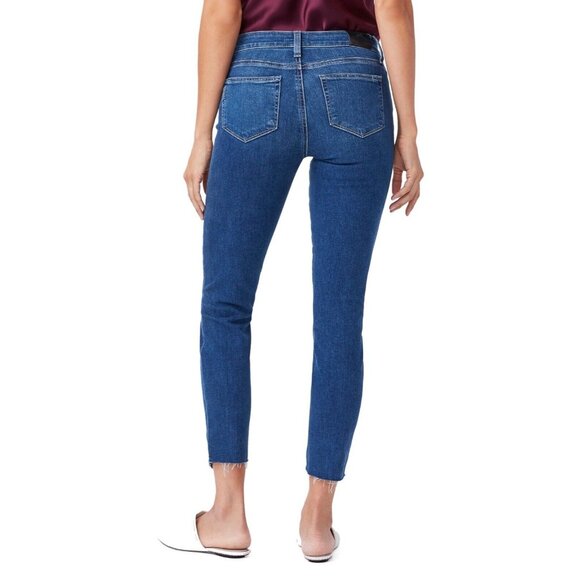PAIGE DENIM Verdugo Mid Rise Twist Inseam Ankle Skinny Jeans Size 30 - Picture 3 of 4
